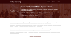 Desktop Screenshot of joyfuldancing.org
